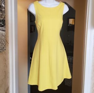 Ann Taylor Aline yellow 4 petite dress